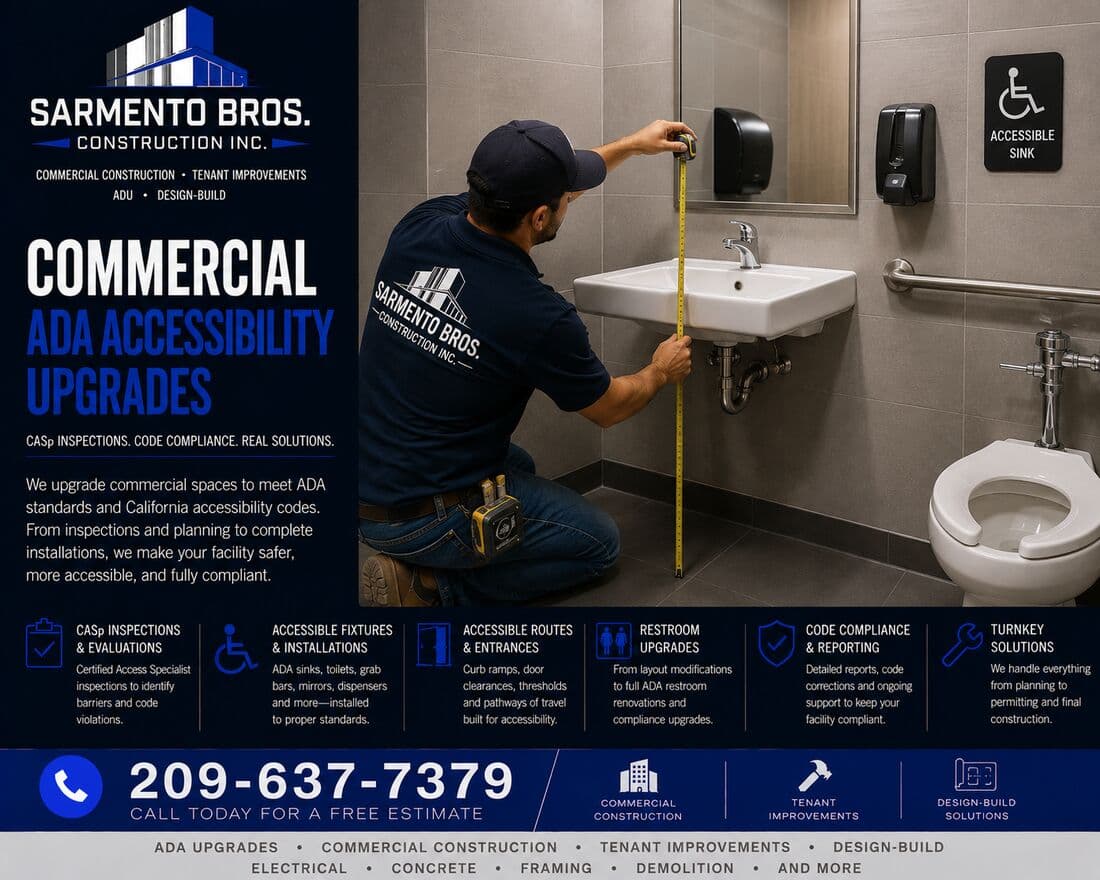 Medical Office Construction — Sarmento Bros. Construction Inc. service overview