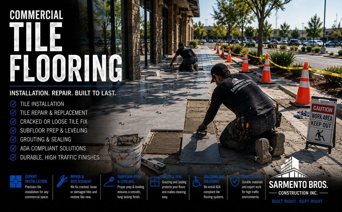 Commercial Flooring — Sarmento Bros. Construction Inc. service overview