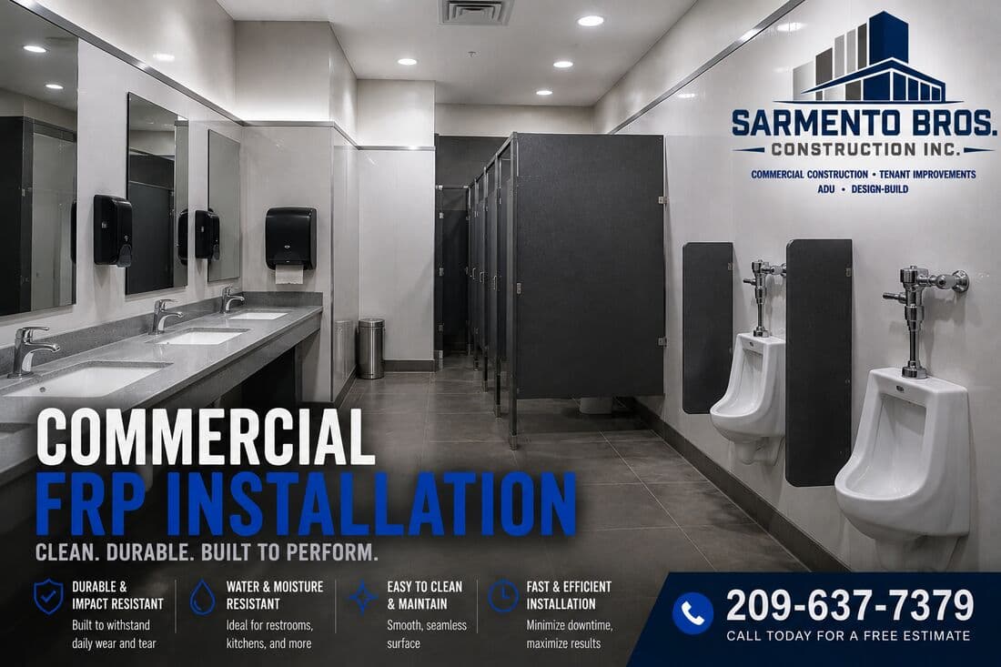 Commercial Drywall — Sarmento Bros. Construction Inc. service overview