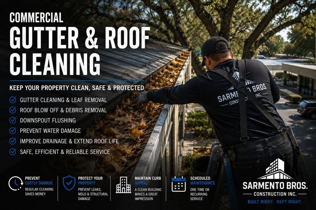 Commercial Roofing — Sarmento Bros. Construction Inc. service overview