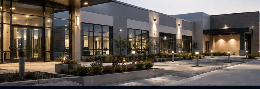 Commercial building constructed by Sarmento Bros. Construction, a commercial general contractor in Northern California