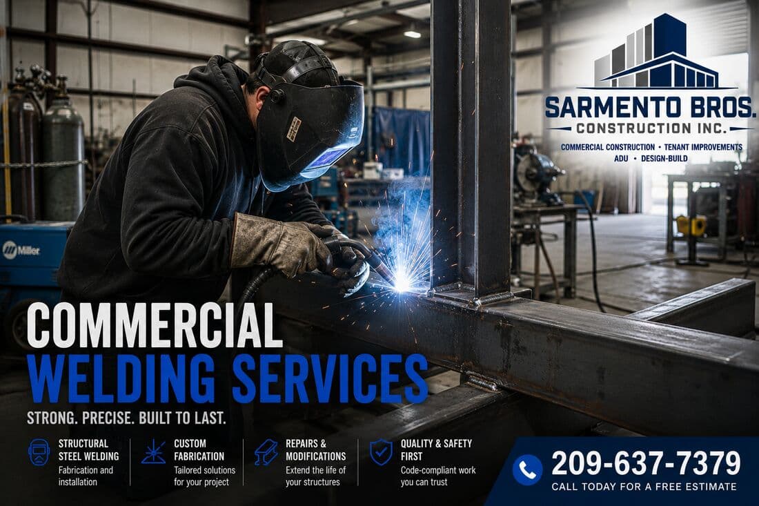 Industrial Construction — Sarmento Bros. Construction Inc. service overview