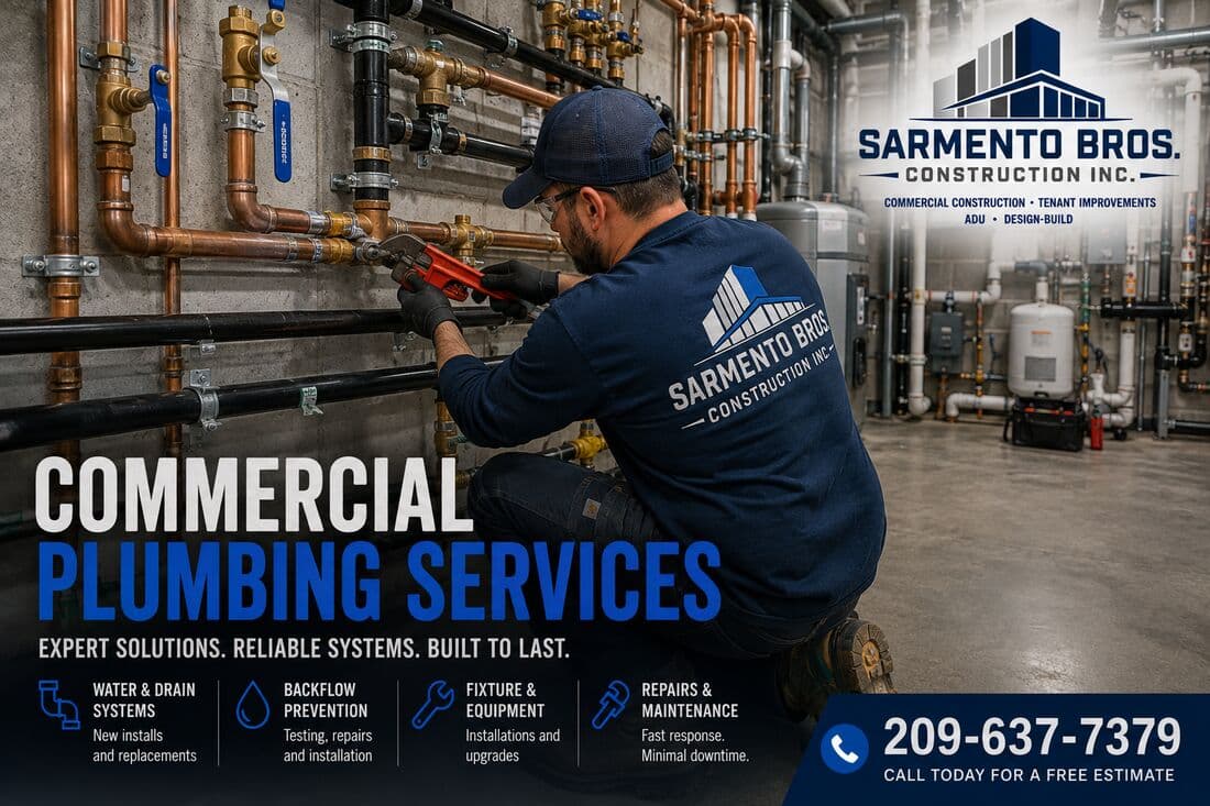 Residential Electrical & Plumbing — Sarmento Bros. Construction Inc. service overview
